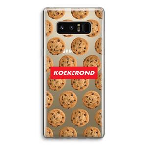 CaseCompany Koekerond: Samsung Galaxy Note 8 Transparant Hoesje