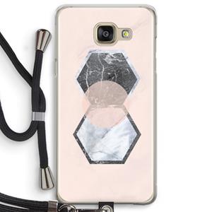 CaseCompany Creatieve toets: Samsung Galaxy A5 (2016) Transparant Hoesje met koord