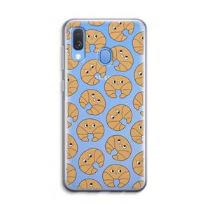 CaseCompany Croissant: Samsung Galaxy A40 Transparant Hoesje