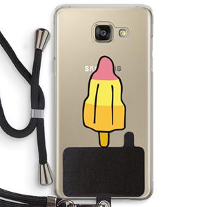 CaseCompany Raketijsje: Samsung Galaxy A5 (2016) Transparant Hoesje met koord