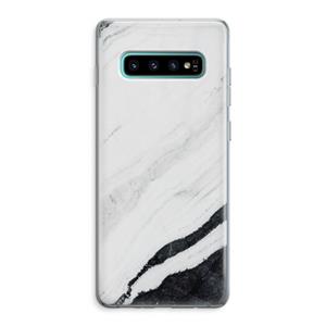 CaseCompany Elegante marmer: Samsung Galaxy S10 Plus Transparant Hoesje