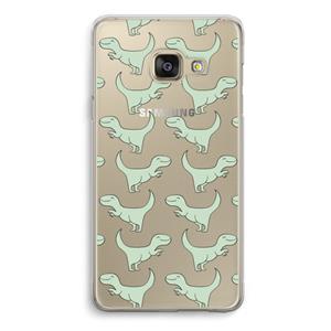CaseCompany Dinos: Samsung A3 (2017) Transparant Hoesje