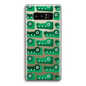 CaseCompany Crocs: Samsung Galaxy Note 8 Transparant Hoesje