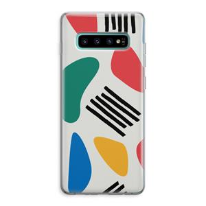 CaseCompany Illustratieve pop 1: Samsung Galaxy S10 Plus Transparant Hoesje