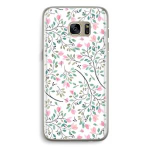 CaseCompany Sierlijke bloemen: Samsung Galaxy S7 Edge Transparant Hoesje