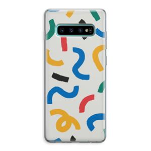 CaseCompany Illustratieve pop 2: Samsung Galaxy S10 Plus Transparant Hoesje