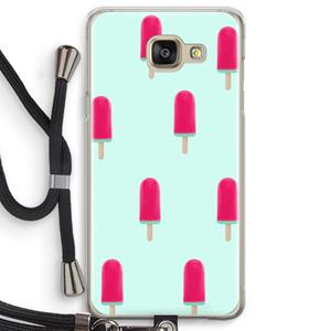 CaseCompany Waterijsje: Samsung Galaxy A5 (2016) Transparant Hoesje met koord