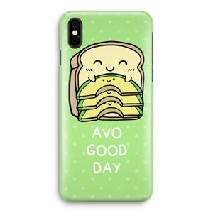 CaseCompany Avo Good Day: iPhone Xs Volledig Geprint Hoesje