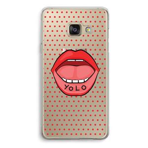 CaseCompany Yolo Denise: Samsung A3 (2017) Transparant Hoesje