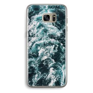 CaseCompany Zee golf: Samsung Galaxy S7 Edge Transparant Hoesje