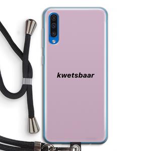 CaseCompany kwetsbaar: Samsung Galaxy A50 Transparant Hoesje met koord