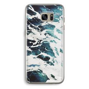 CaseCompany Golven: Samsung Galaxy S7 Edge Transparant Hoesje