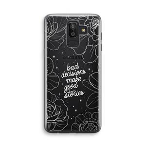 CaseCompany Good stories: Samsung Galaxy J8 (2018) Transparant Hoesje