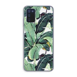CaseCompany Bananenbladeren: Samsung Galaxy A03s Transparant Hoesje