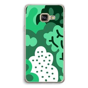 CaseCompany Bushes: Samsung A3 (2017) Transparant Hoesje