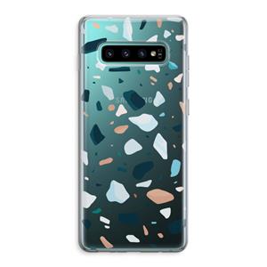 CaseCompany Terrazzo N°13: Samsung Galaxy S10 Plus Transparant Hoesje