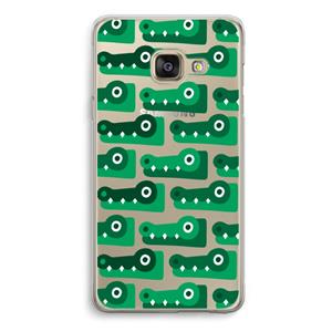 CaseCompany Crocs: Samsung A3 (2017) Transparant Hoesje