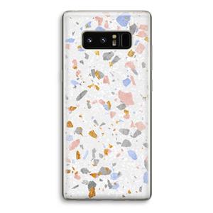 CaseCompany Terrazzo N°8: Samsung Galaxy Note 8 Transparant Hoesje