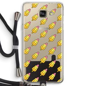 CaseCompany Waterijsjes: Samsung Galaxy A5 (2016) Transparant Hoesje met koord