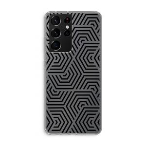 CaseCompany Magic pattern: Samsung Galaxy S21 Ultra Transparant Hoesje