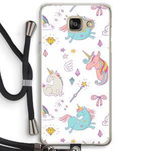CaseCompany Fantasiewereld: Samsung Galaxy A5 (2016) Transparant Hoesje met koord
