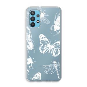 CaseCompany Tiny Bugs: Samsung Galaxy A32 4G Transparant Hoesje