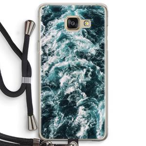 CaseCompany Zee golf: Samsung Galaxy A5 (2016) Transparant Hoesje met koord