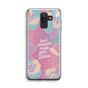 CaseCompany Good stories: Samsung Galaxy J8 (2018) Transparant Hoesje