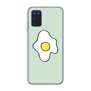 CaseCompany Spiegelei: Samsung Galaxy A03s Transparant Hoesje