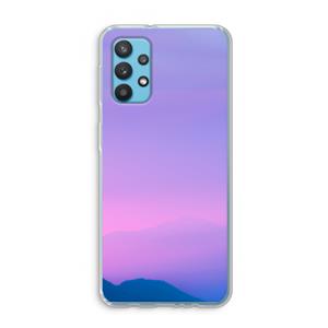 CaseCompany Sunset pastel: Samsung Galaxy A32 4G Transparant Hoesje
