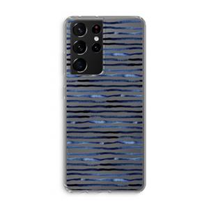 CaseCompany Verrassende lijnen: Samsung Galaxy S21 Ultra Transparant Hoesje