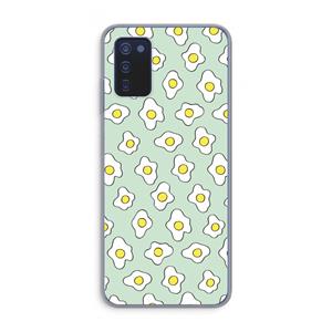CaseCompany Spiegeleitjes: Samsung Galaxy A03s Transparant Hoesje