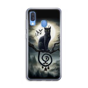 CaseCompany Moonlight Companions: Samsung Galaxy A40 Transparant Hoesje