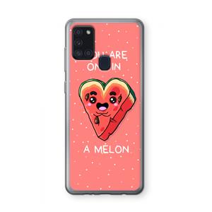 CaseCompany One In A Melon: Samsung Galaxy A21s Transparant Hoesje