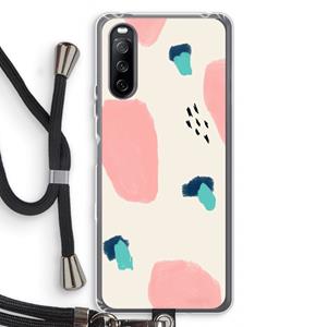CaseCompany Monday Surprise: Sony Sony Xperia 10 III Transparant Hoesje met koord