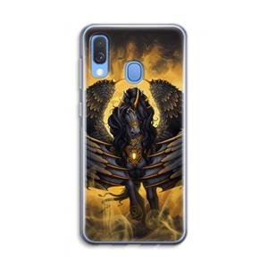 CaseCompany Pegasus: Samsung Galaxy A40 Transparant Hoesje