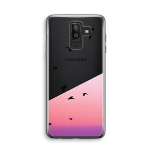CaseCompany Fly away: Samsung Galaxy J8 (2018) Transparant Hoesje