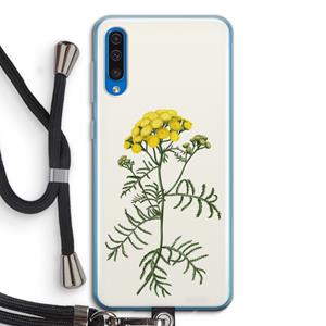 CaseCompany Tansy: Samsung Galaxy A50 Transparant Hoesje met koord