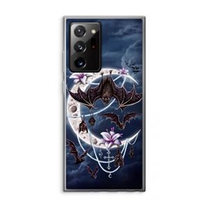 CaseCompany Vleermuizen Maan: Samsung Galaxy Note 20 Ultra / Note 20 Ultra 5G Transparant Hoesje