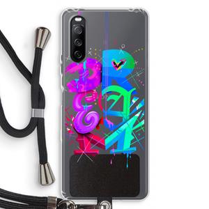 CaseCompany Dream: Sony Sony Xperia 10 III Transparant Hoesje met koord