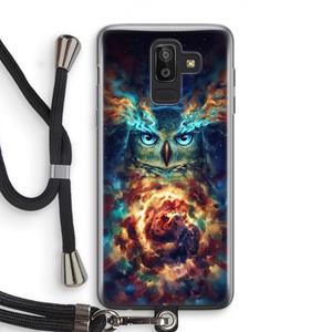 CaseCompany Aurowla: Samsung Galaxy J8 (2018) Transparant Hoesje met koord