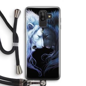 CaseCompany Brotherhood: Samsung Galaxy J8 (2018) Transparant Hoesje met koord