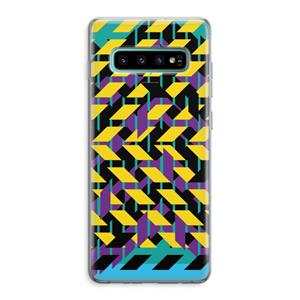 CaseCompany Skew Bee 3: Samsung Galaxy S10 Plus Transparant Hoesje