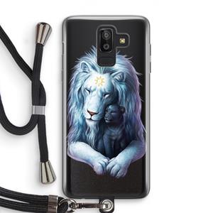 CaseCompany Child Of Light: Samsung Galaxy J8 (2018) Transparant Hoesje met koord