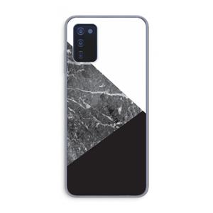 CaseCompany Combinatie marmer: Samsung Galaxy A03s Transparant Hoesje