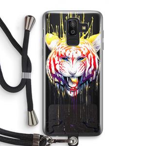 CaseCompany Fading: Samsung Galaxy J8 (2018) Transparant Hoesje met koord
