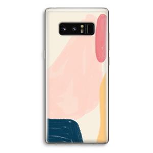 CaseCompany Saturday Flow: Samsung Galaxy Note 8 Transparant Hoesje