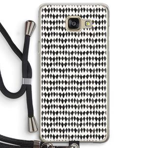 CaseCompany Crazy shapes: Samsung Galaxy A5 (2016) Transparant Hoesje met koord