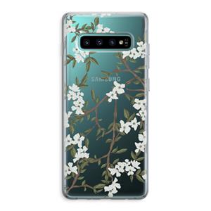 CaseCompany Blossoming spring: Samsung Galaxy S10 Plus Transparant Hoesje