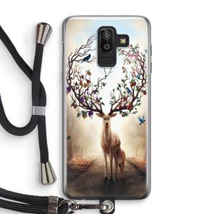 CaseCompany Seasons Change: Samsung Galaxy J8 (2018) Transparant Hoesje met koord